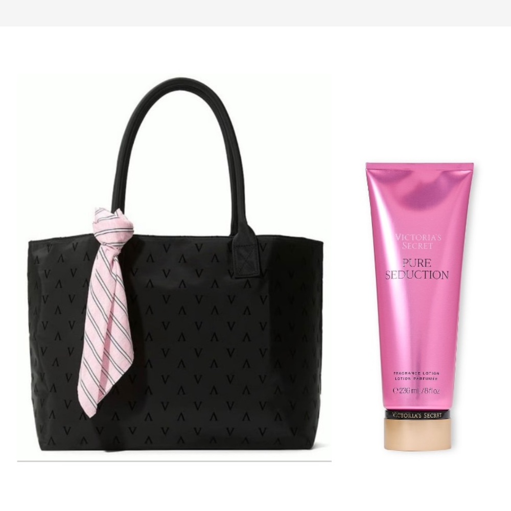 Victoria's Secret Travel Tote with Lotion